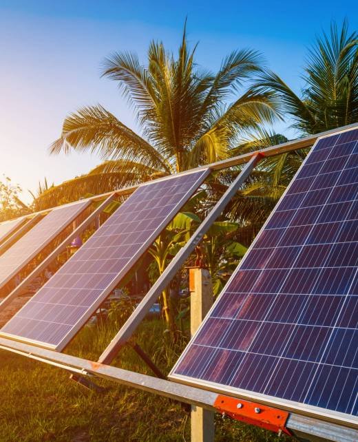 power solar panel for agriculture in a rural houses area Agricul power solar panel for agriculture in a rural houses area Agricul